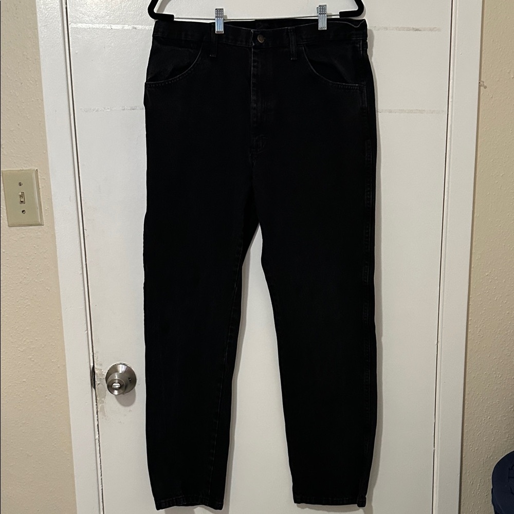 Rustler Men's Black Straight Jeans